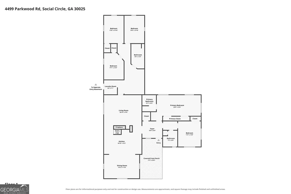 4499 Parkwood RD Social Circle, GA 30025