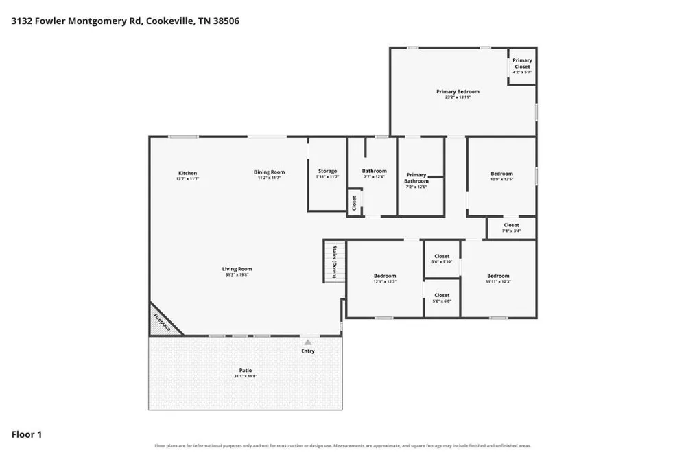 3132 Fowler Montgomery Rd Cookeville, TN 38506