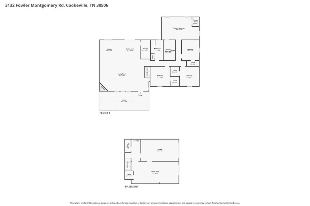 3132 Fowler Montgomery Rd Cookeville, TN 38506