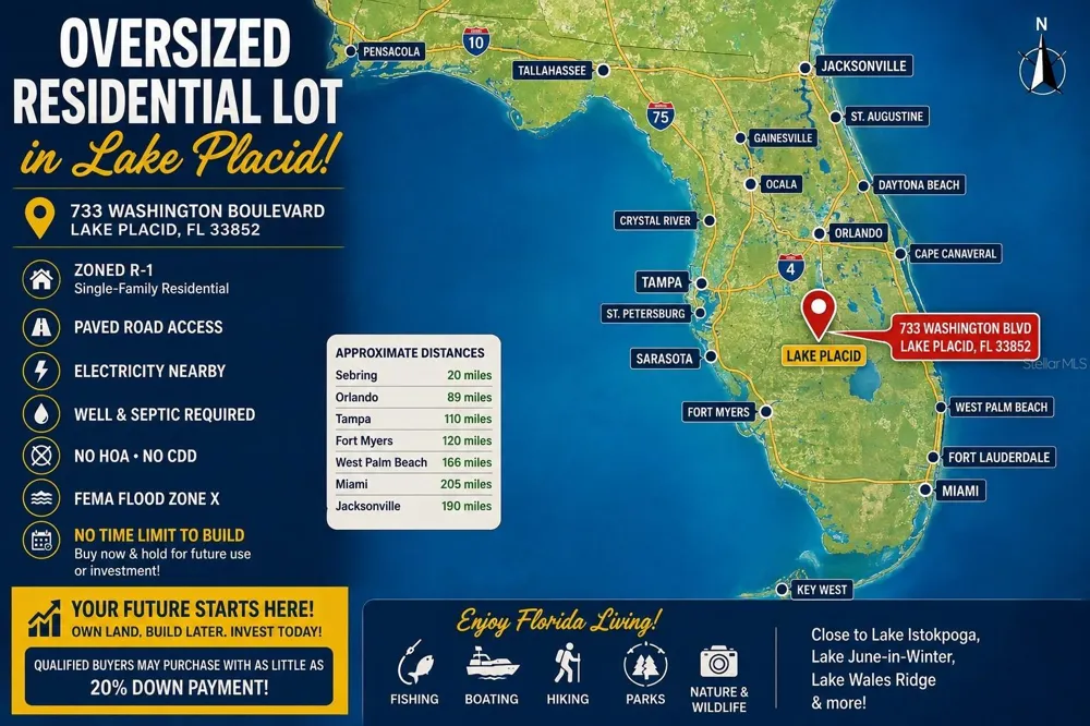 733 WASHINGTON BOULEVARD Lake Placid, FL 33852
