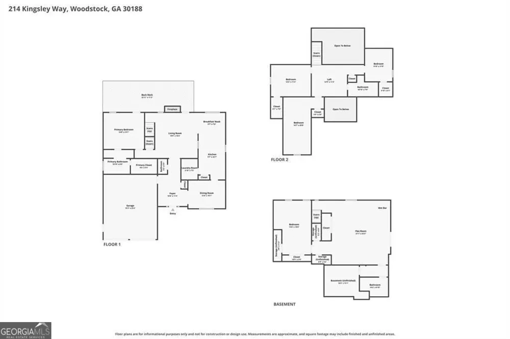 214 Kingsley WAY Woodstock, GA 30188