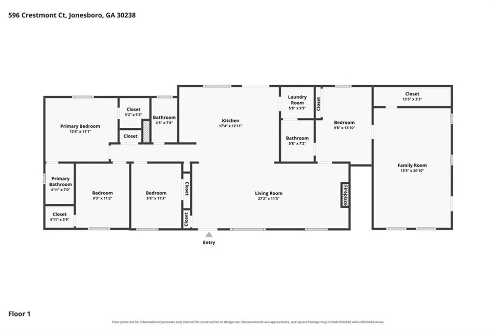 596 Crestmont Court Jonesboro, GA 30238