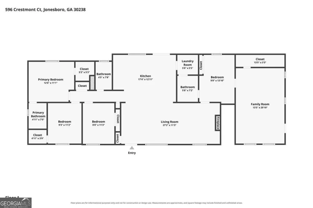 596 Crestmont CT Jonesboro, GA 30238
