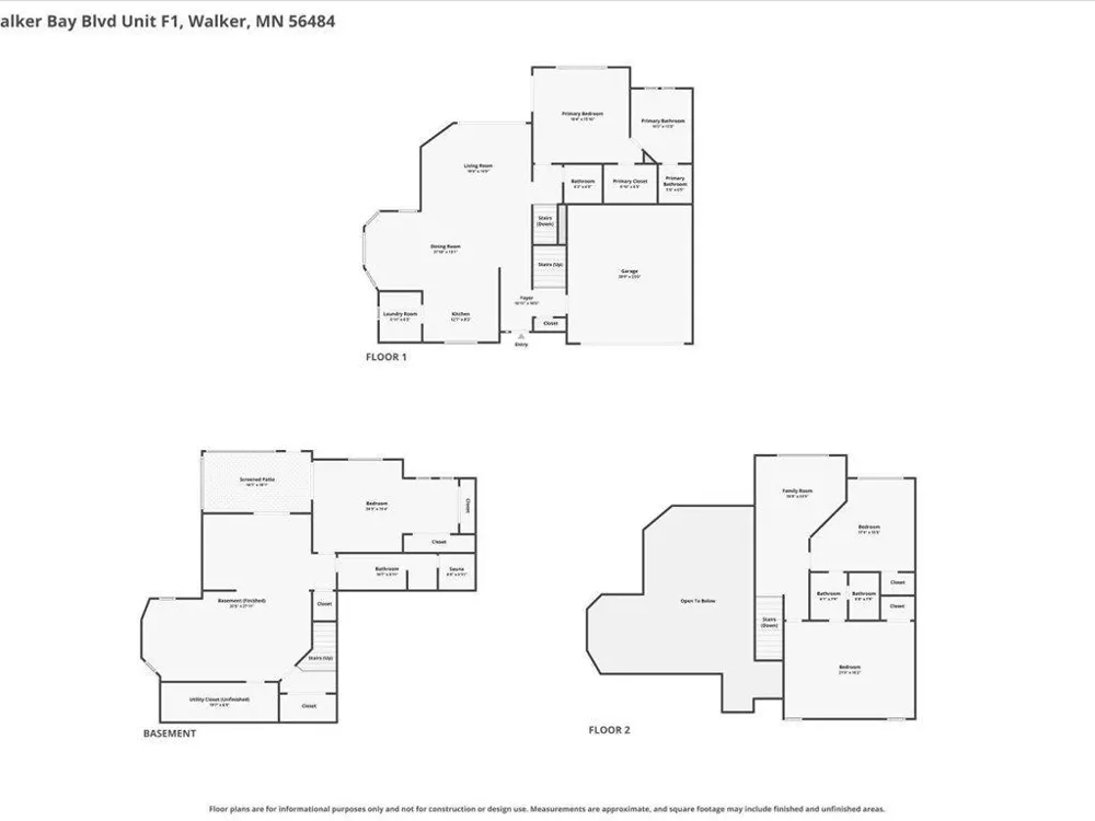 101 Walker Bay Boulevard #F-1 Walker, MN 56484