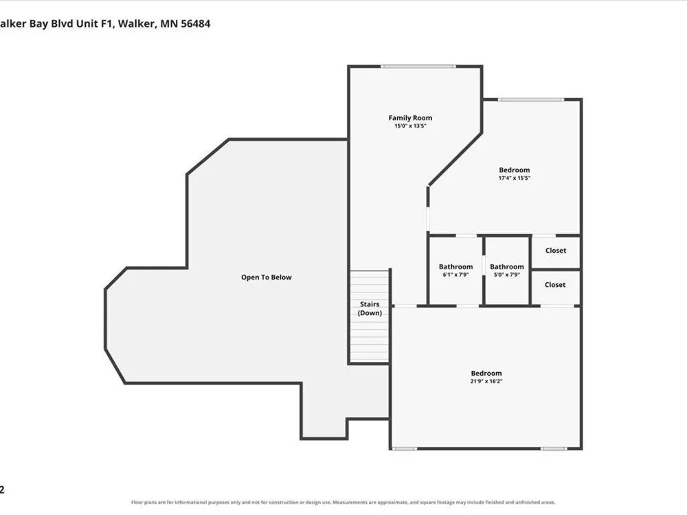 101 Walker Bay Boulevard #F-1 Walker, MN 56484
