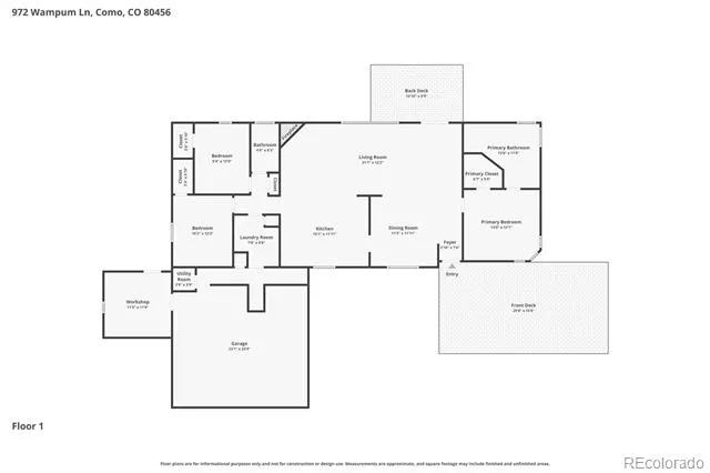 972 Wampum Lane Como, CO 80432
