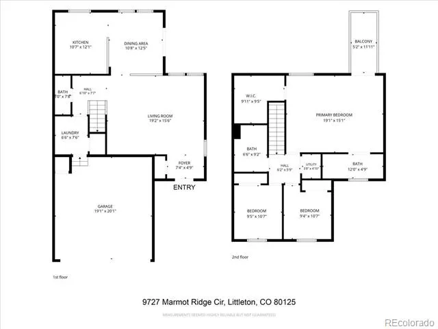 9727 Marmot Ridge Circle Littleton, CO 80125