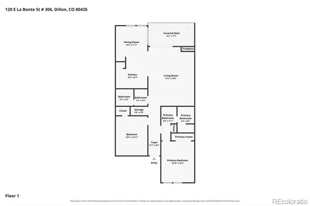 120 E La Bonte Street #306 Dillon, CO 80435