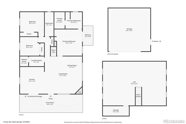 14 Deer Road Idaho Springs, CO 80452