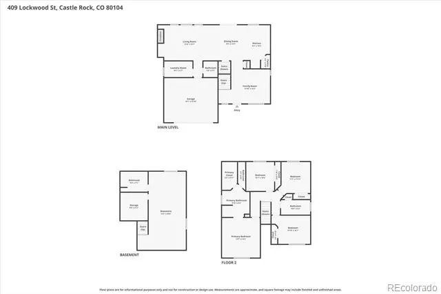 409 Lockwood Street Castle Rock, CO 80104