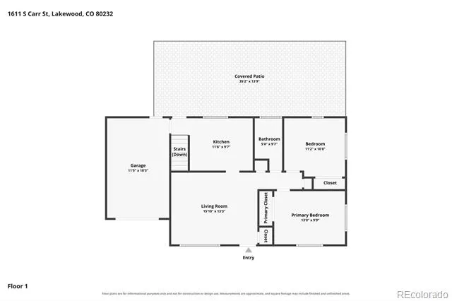 1611 S Carr Street Lakewood, CO 80232
