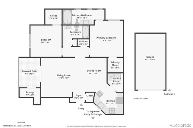 1672 W Canal Circle #411 Littleton, CO 80120