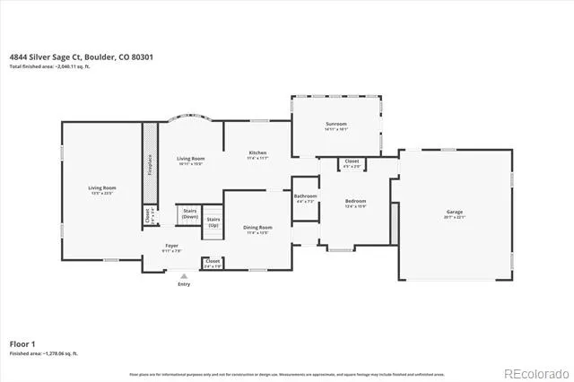 4844 Silver Sage Court Boulder, CO 80301