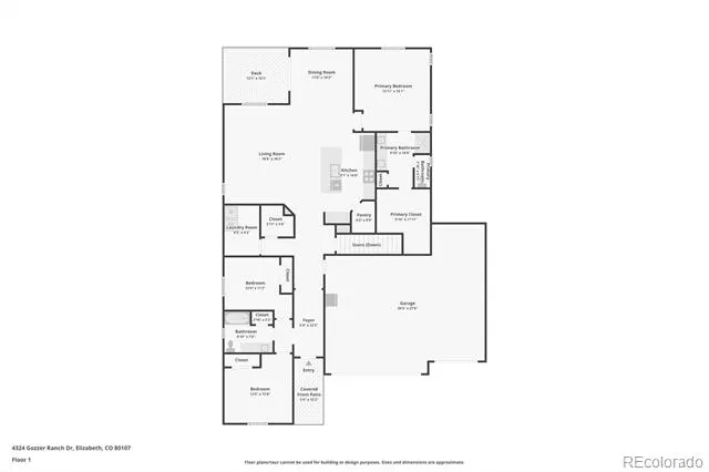 4324 Gozzer Ranch Drive Elizabeth, CO 80107
