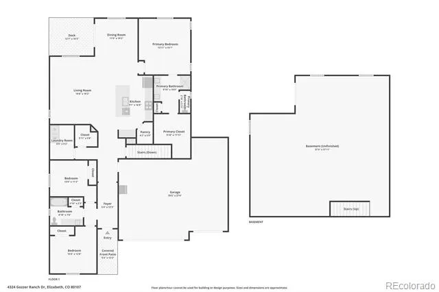 4324 Gozzer Ranch Drive Elizabeth, CO 80107