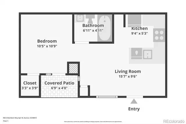982 S Dearborn Way #18 Aurora, CO 80012