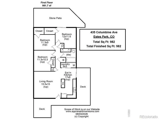 435 Columbine Avenue Estes Park, CO 80517