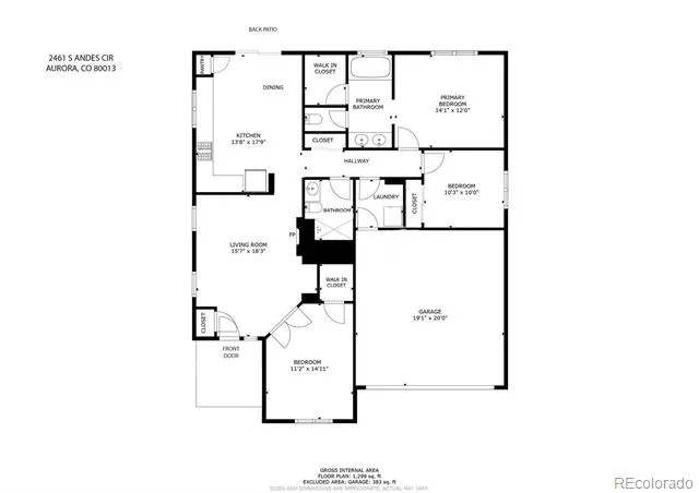 2461 S Andes Circle Aurora, CO 80013