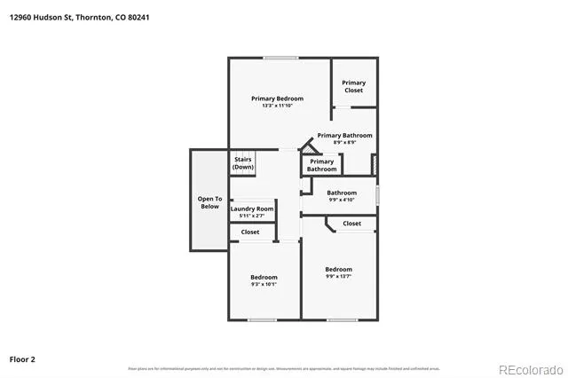 12960 Hudson Street Thornton, CO 80241