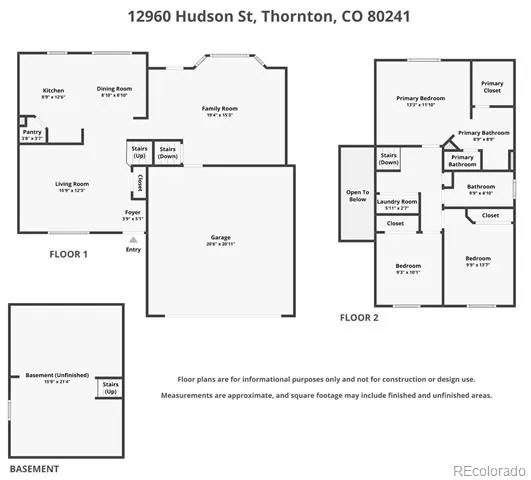12960 Hudson Street Thornton, CO 80241