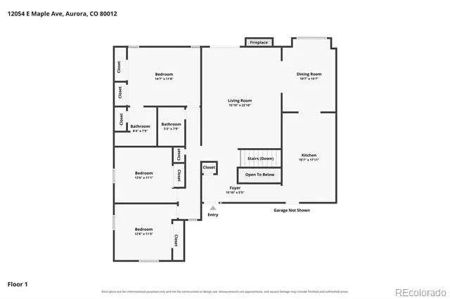 12054 E Maple Avenue Aurora, CO 80012
