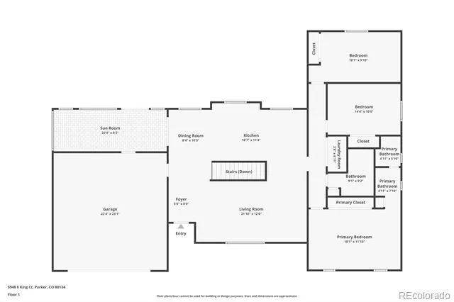 5948 King Court Parker, CO 80134