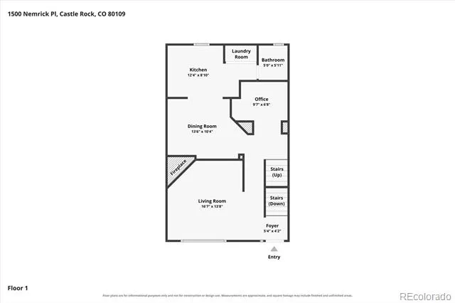 1500 Nemrick Place Castle Rock, CO 80109