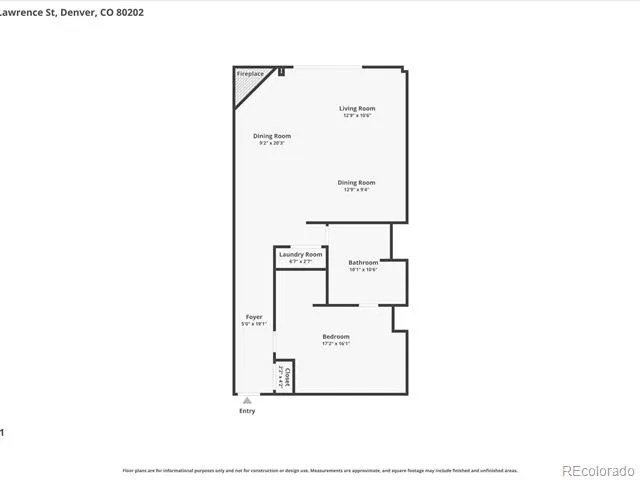 1800 Lawrence Street #308 Denver, CO 80202