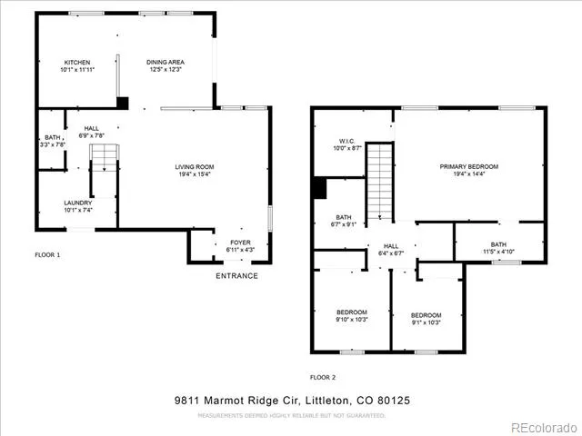 9811 Marmot Ridge Circle Littleton, CO 80125