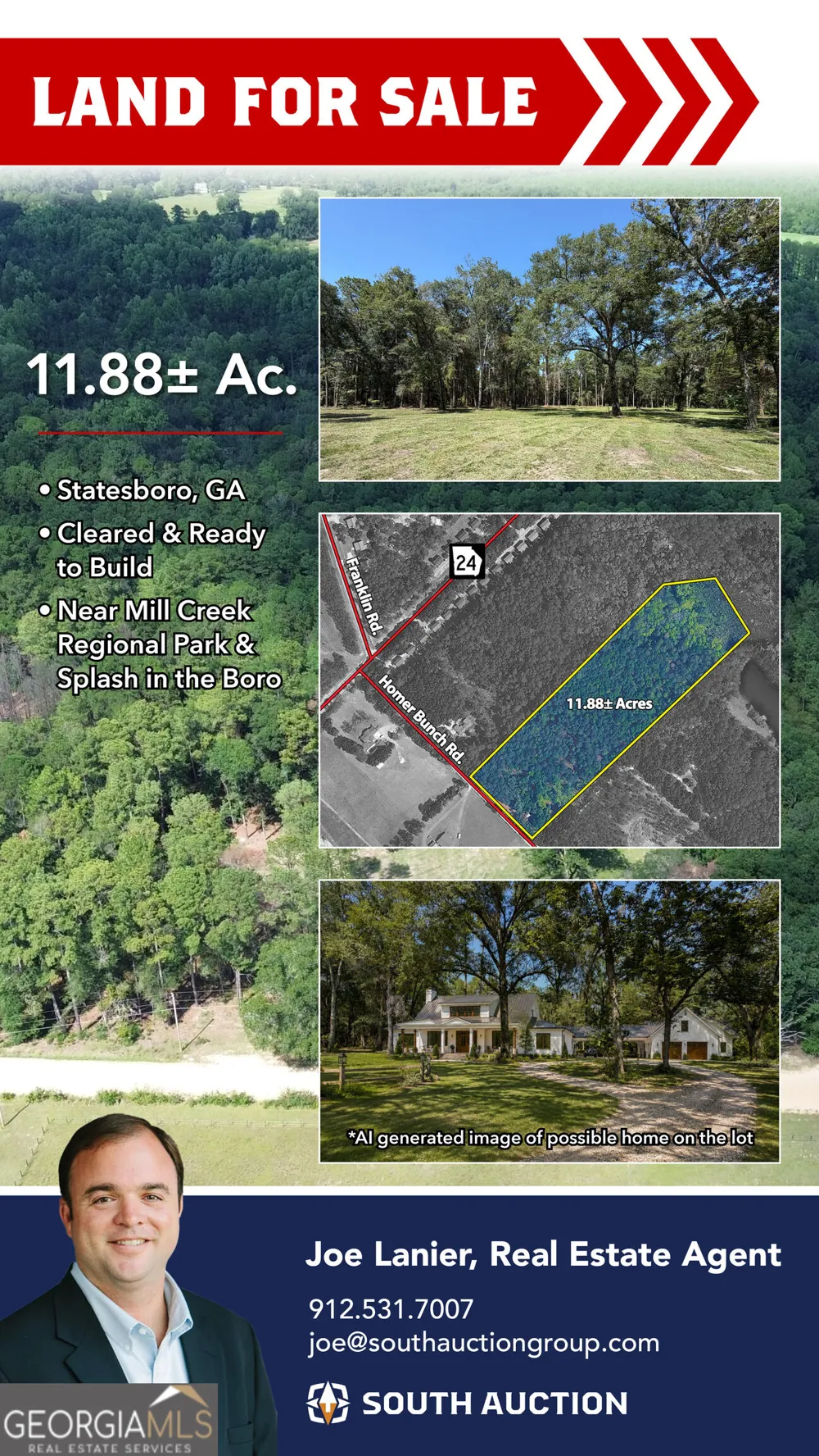 1046 Homer Bunch RD Statesboro, GA 30461