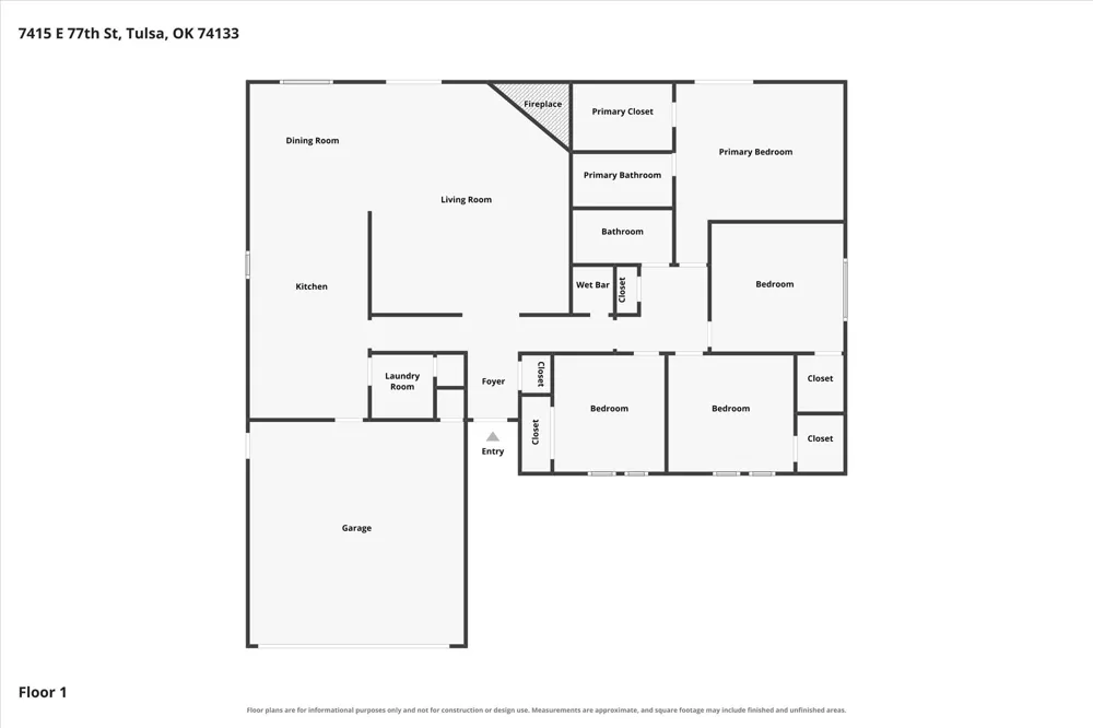 7415 E 77th Street Tulsa, OK 74133