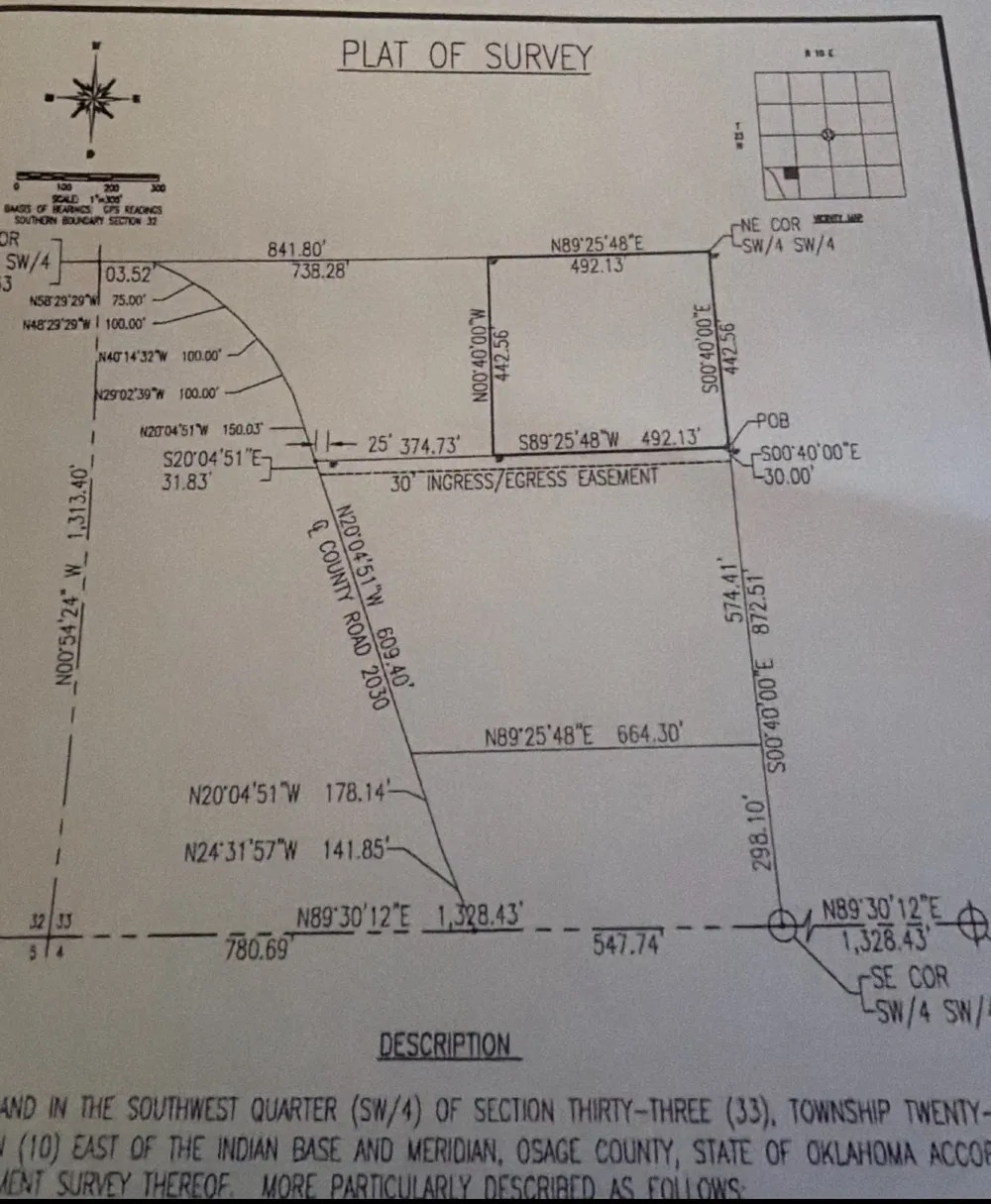 8296 2130 ROAD Hominy, OK 74035