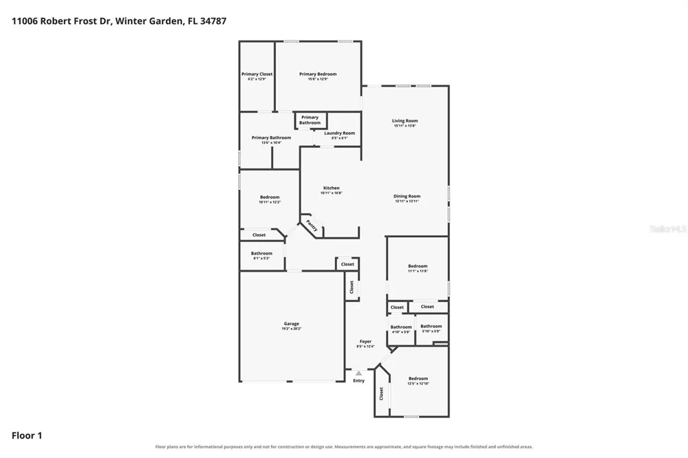11006 ROBERT FROST DRIVE Winter Garden, FL 34787