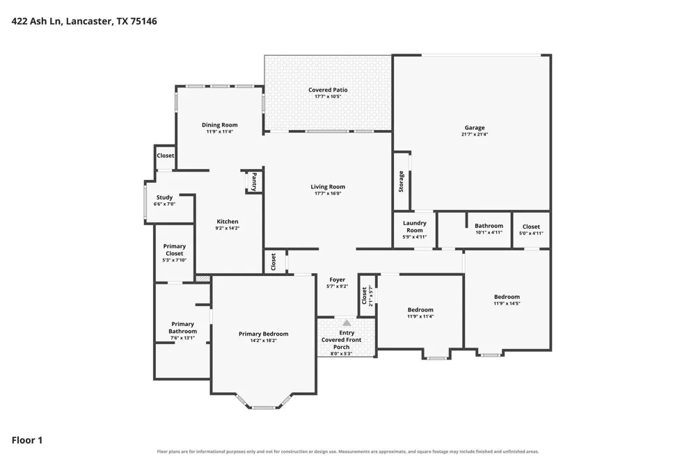 422 Ash Lane Lancaster, TX 75146