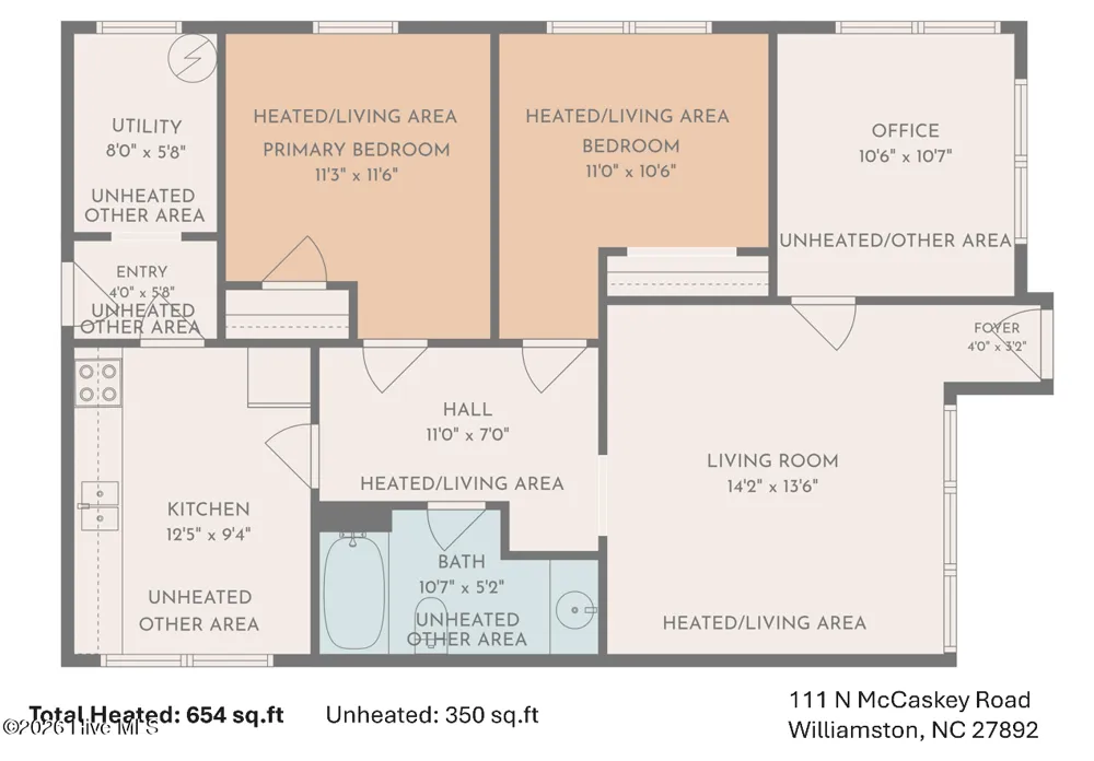 111 Mccaskey Road Williamston, NC 27892