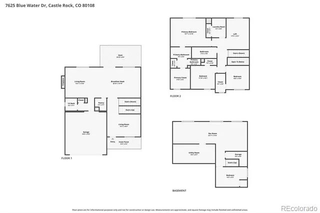 7625 Blue Water Drive Castle Rock, CO 80108
