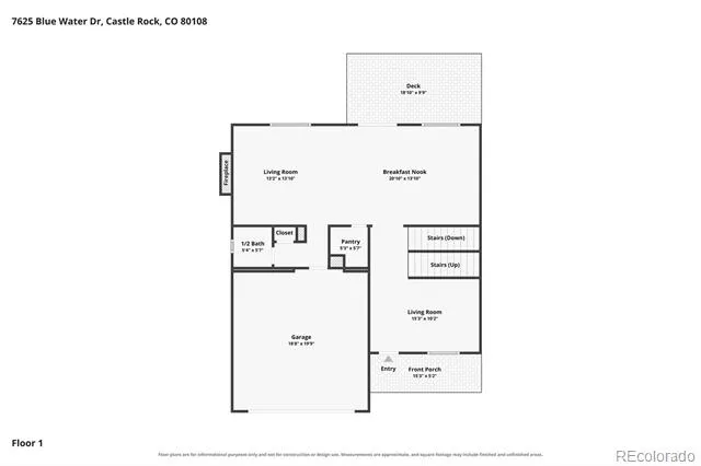 7625 Blue Water Drive Castle Rock, CO 80108