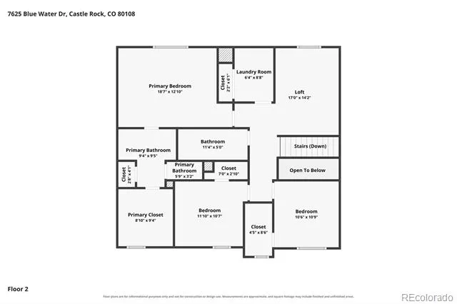 7625 Blue Water Drive Castle Rock, CO 80108