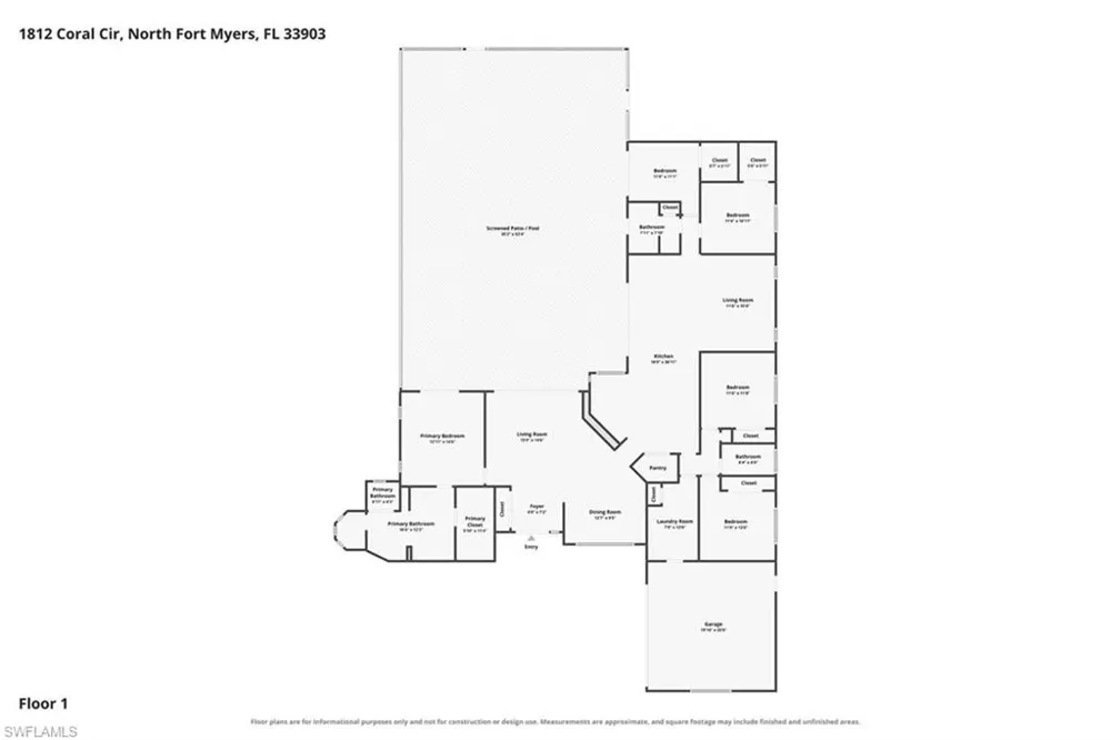 1812 Coral Circle North Fort Myers, FL 33903