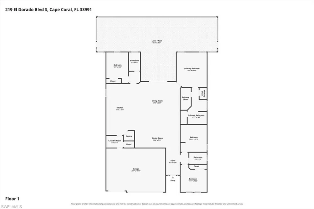 219 El Dorado Boulevard S Cape Coral, FL 33991