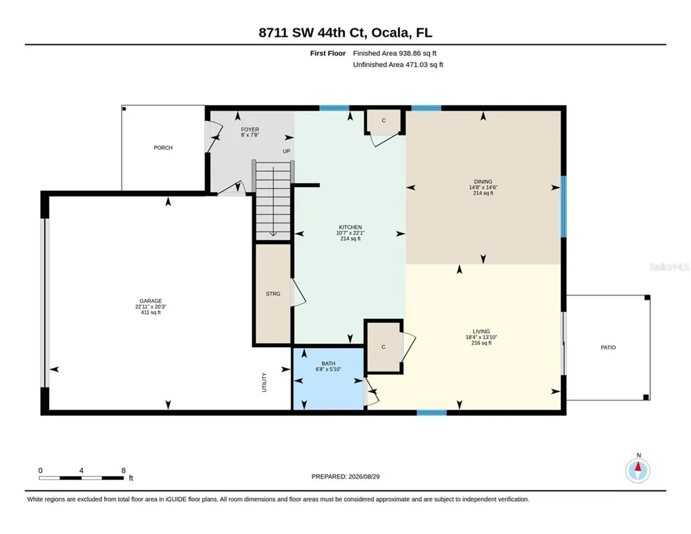 8711 SW 44TH COURT ocala, FL 34476
