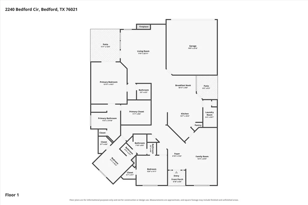2240 Bedford Circle Bedford, TX 76021
