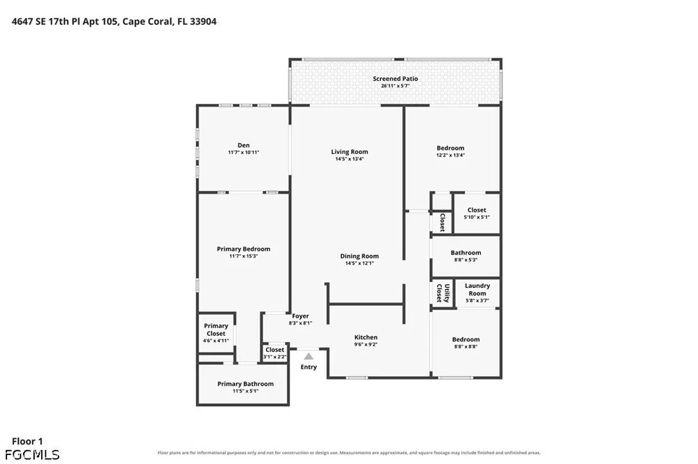 SE 17th Place #105 Cape Coral, FL 33904