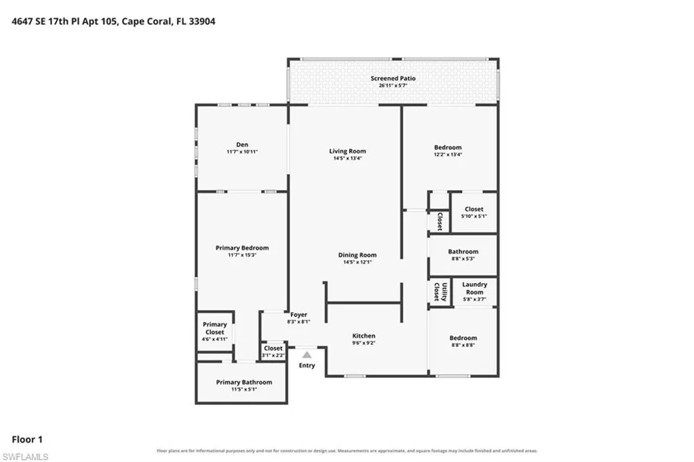 4647 SE 17th Place #105 Cape Coral, FL 33904