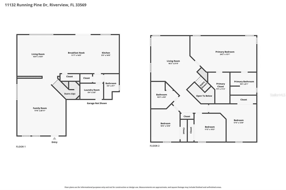 11132 RUNNING PINE DRIVE Riverview, FL 33569