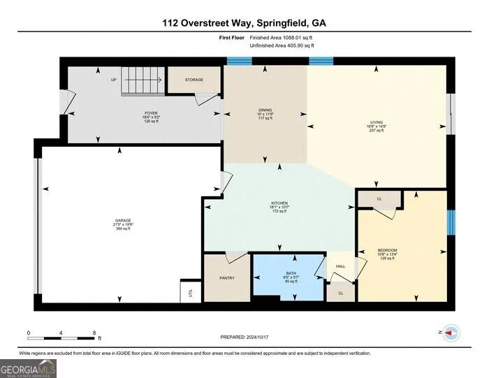 112 Overstreet WAY Springfield, GA 31329