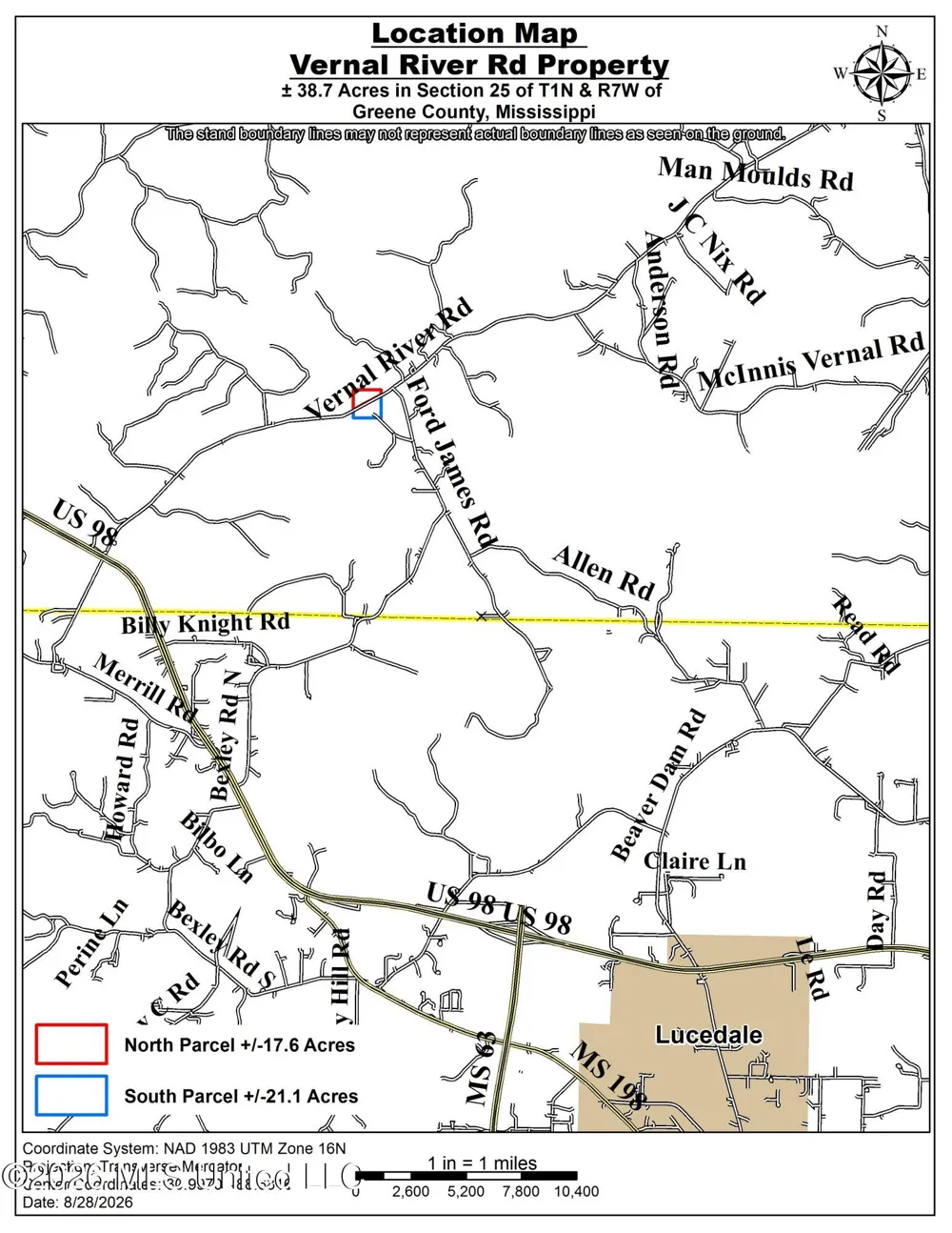 Vernal River Lucedale, MS 39452