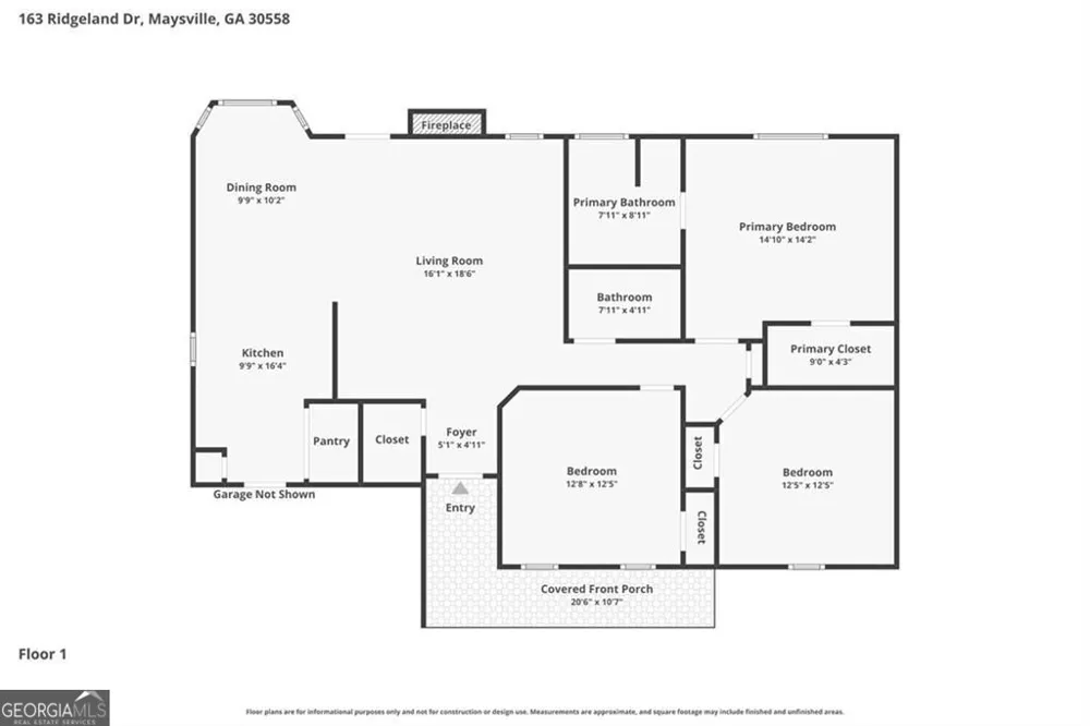 163 Ridgeland DR Maysville, GA 30558