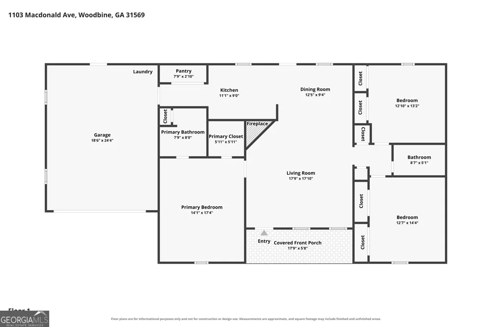 1103 Macdonald AVE Woodbine, GA 31569