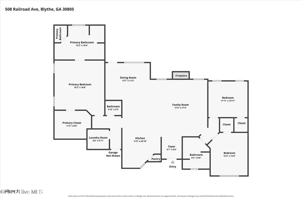 508 Railroad Avenue Blythe, GA 30805